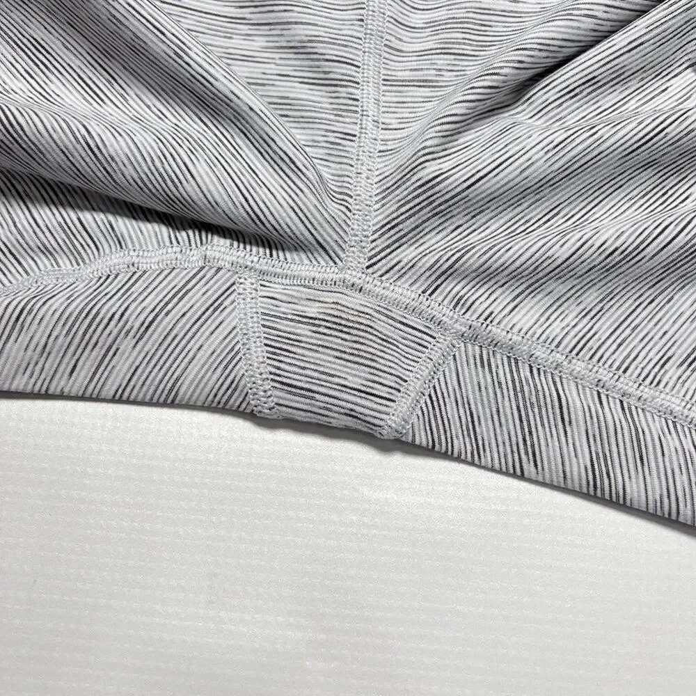 Lululemon Train Times 7/8 Pant 25 Size 6 Space Grey Alpine White